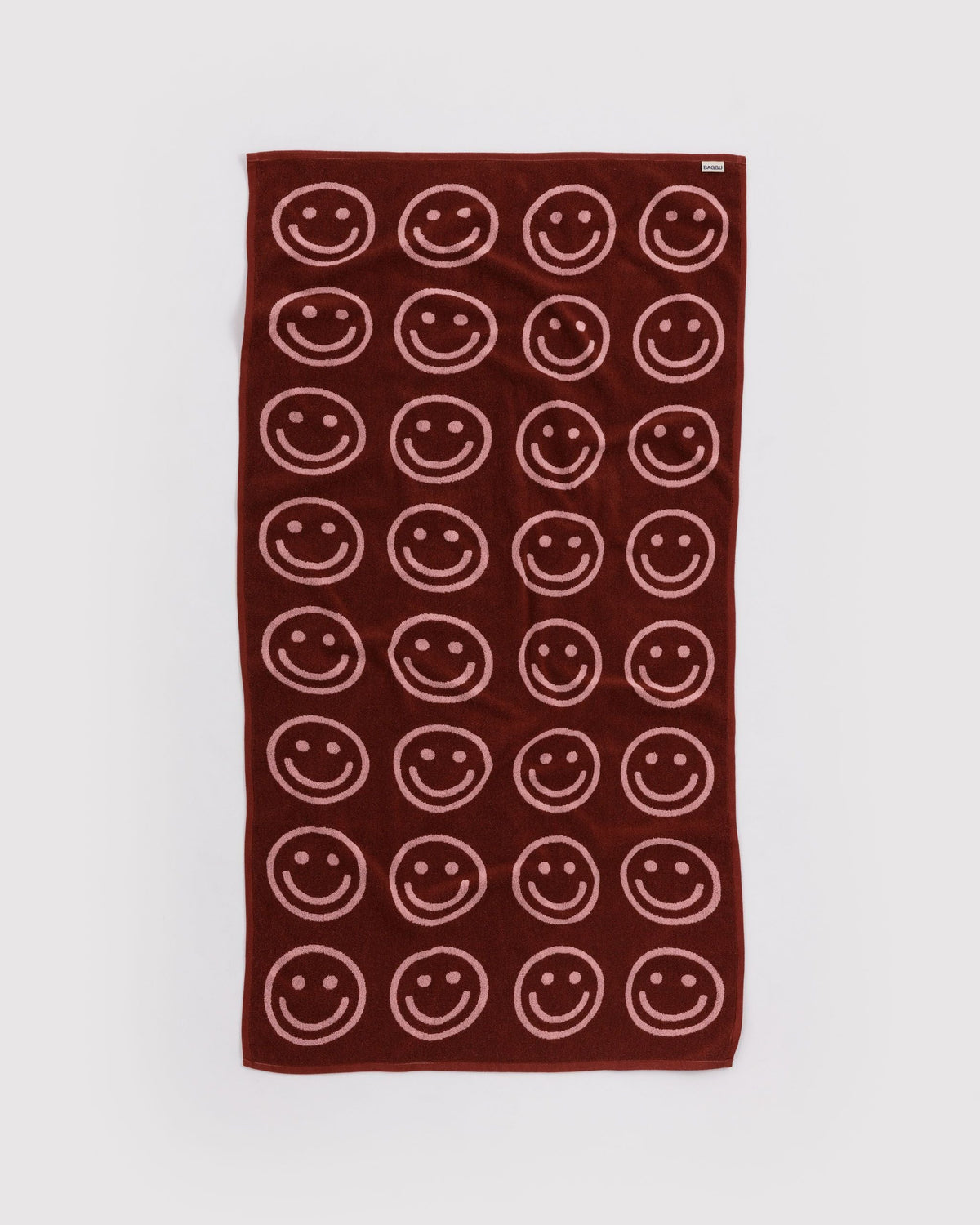 Bath Towel in Blush Happy for Colorful Home Essential