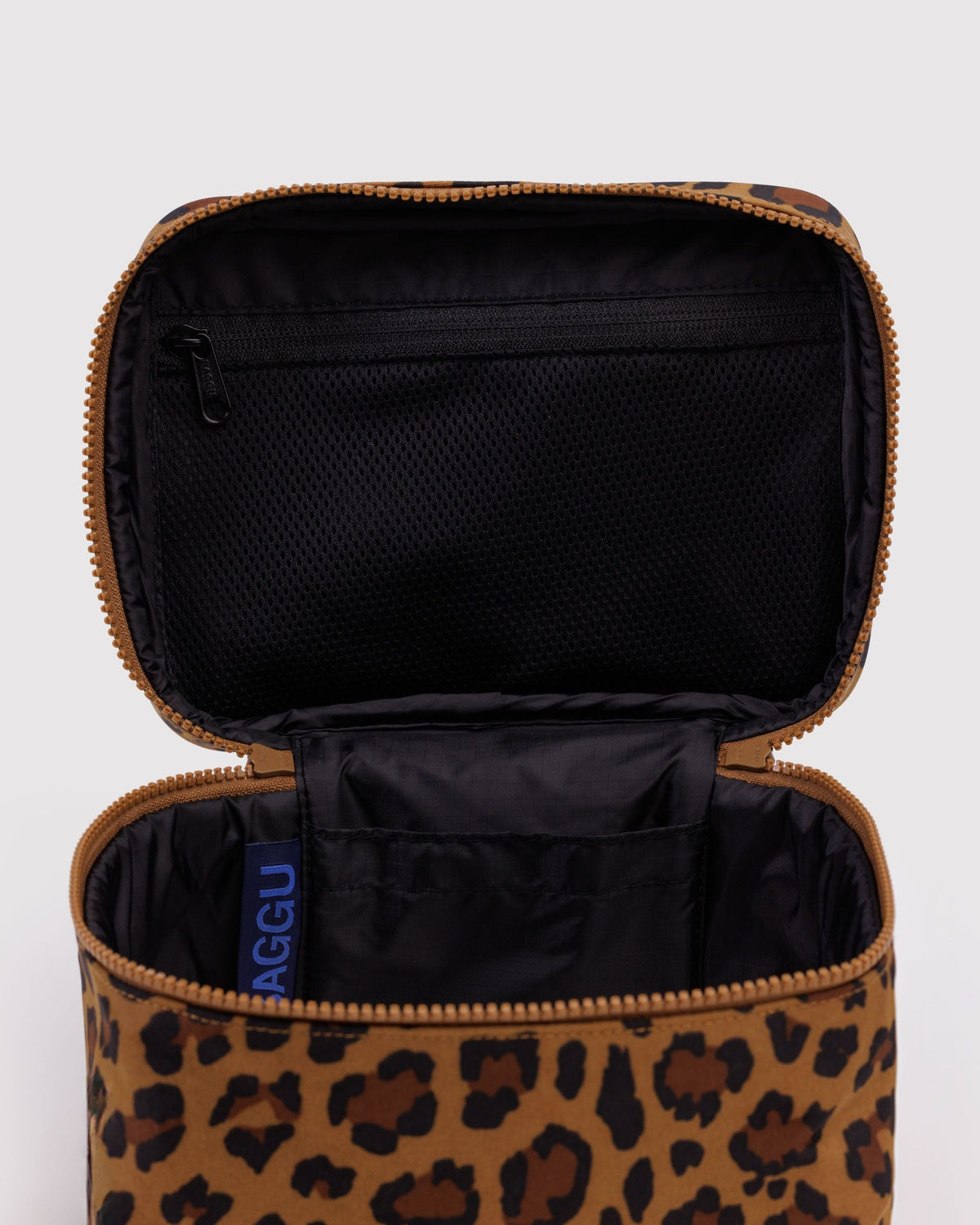 Large Cosmetic Case in Leopard for Practical Everyday Organizer
