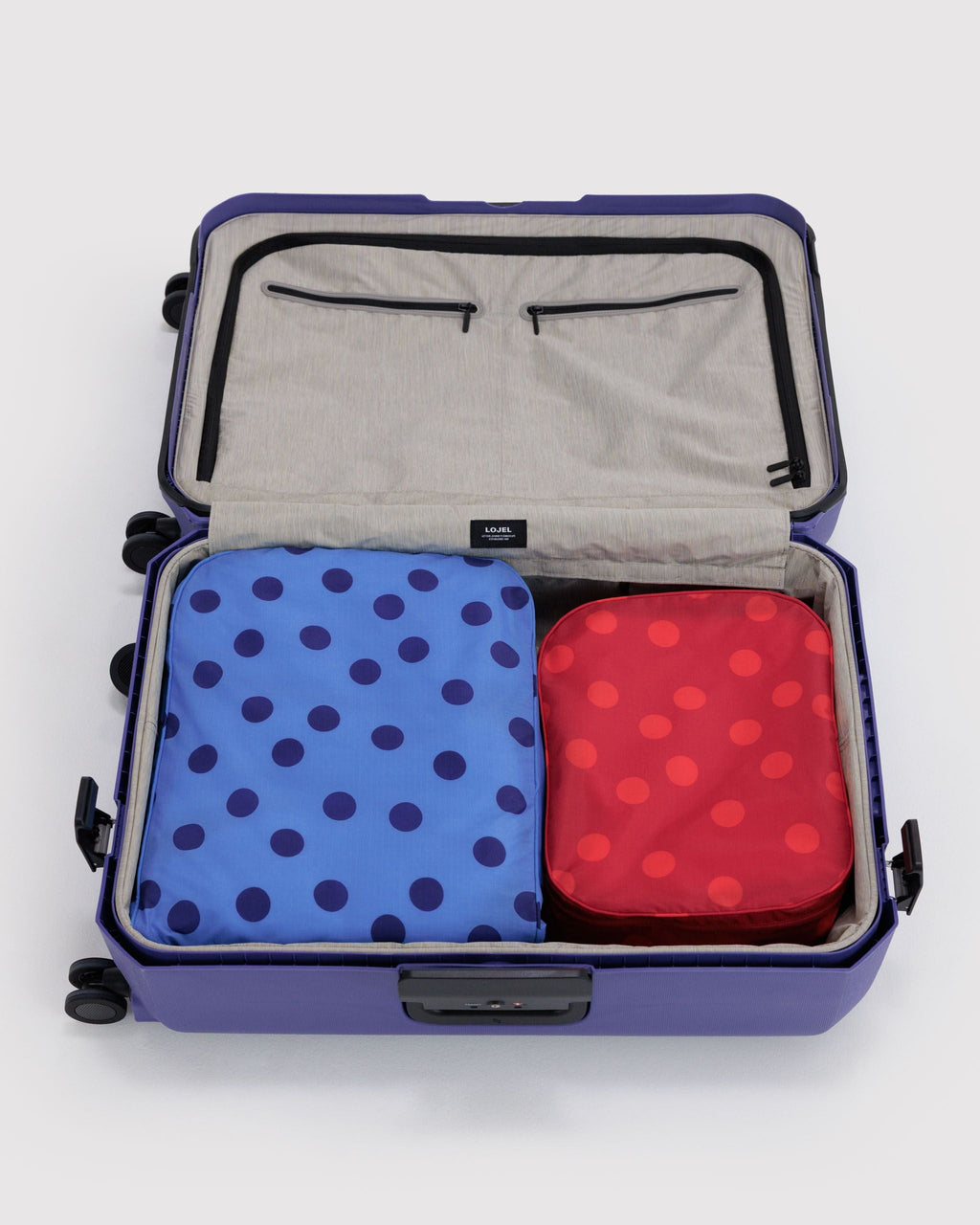 Large Packing Cube Set in Polka Dot Mix - Practical Use