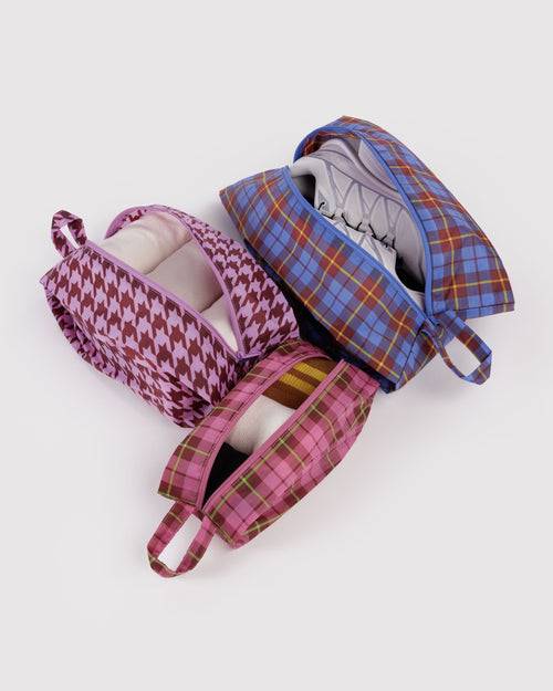 3D Zip Set in Check Mix for Practical Everyday Organizer