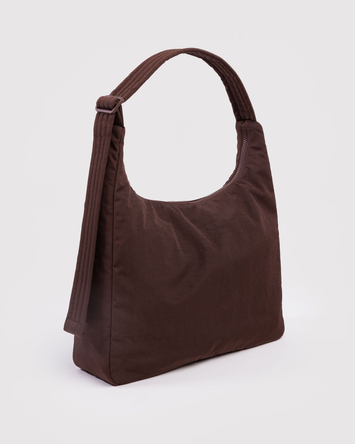 Nylon Shoulder Bag in Coffee for Comfortable Crossbody Style