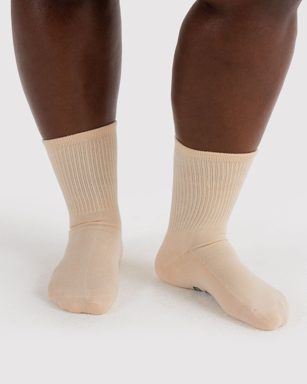 Ribbed Sock in Ecru for Colorful Everyday Comfort