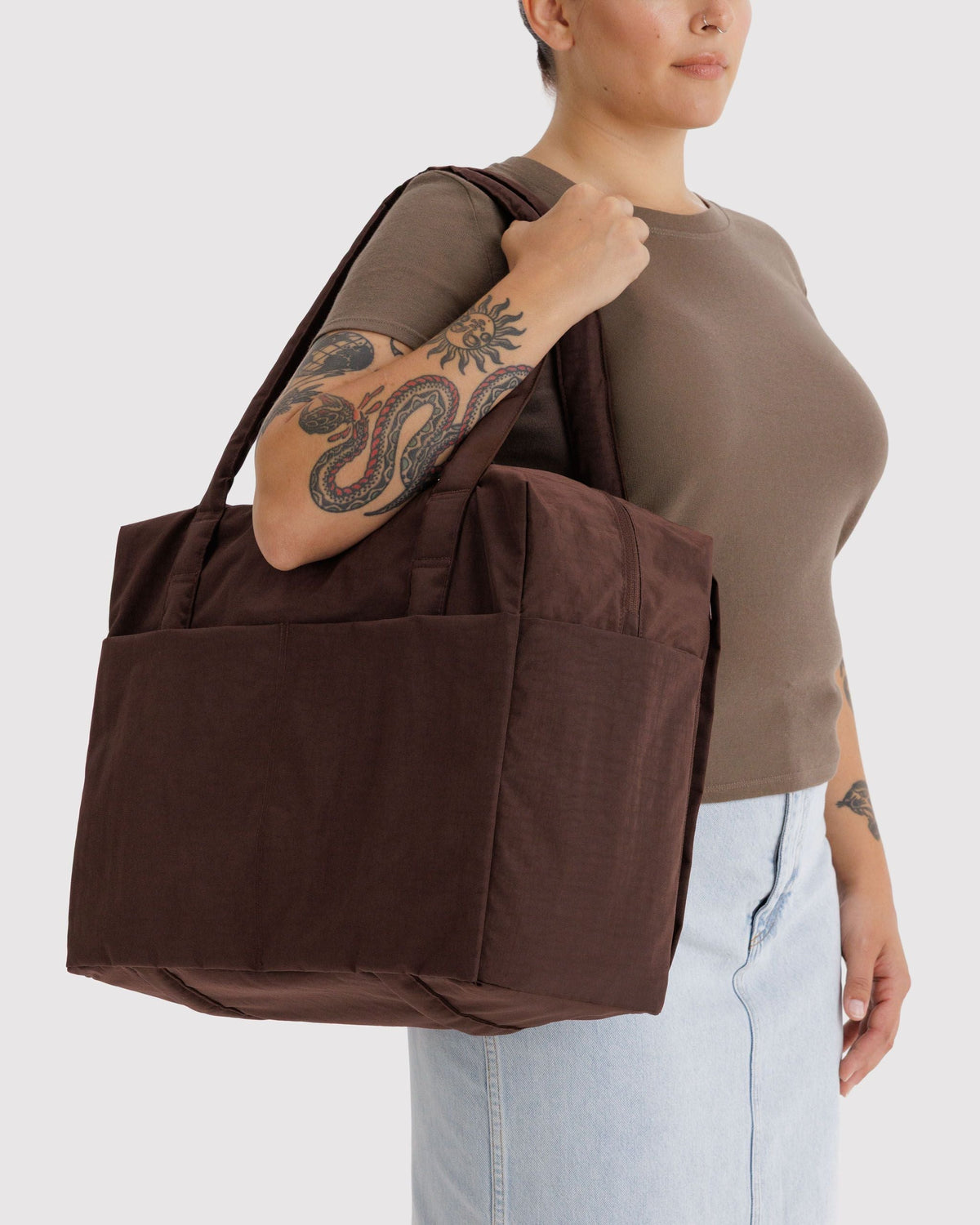 Cloud Carry-On in Coffee for Flexible Weekend Travel