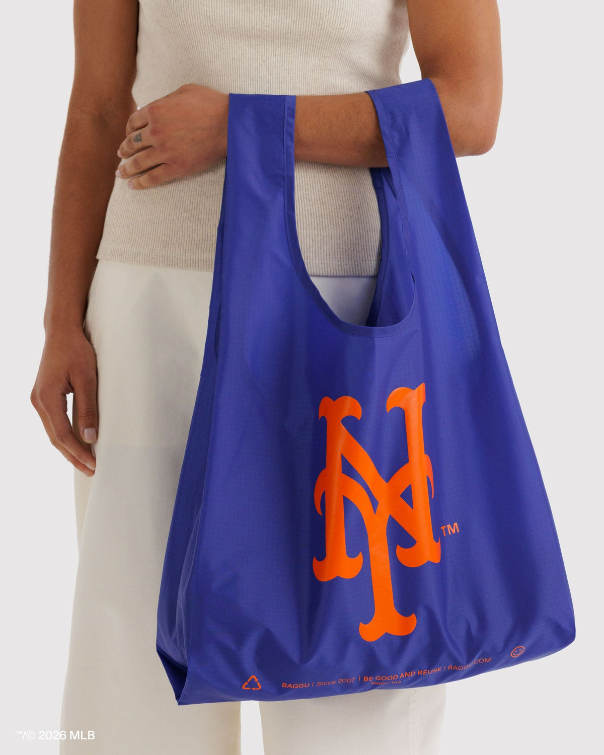 Standard Baggu in New York MetsTM for Colorful Daily Shopping