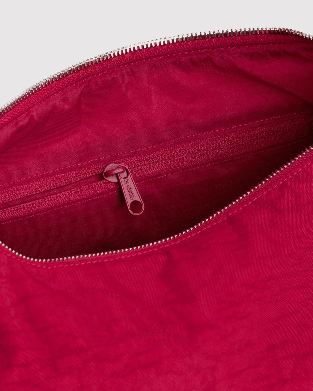 Nylon Meringue Bag in Cherry for Comfortable Crossbody Style