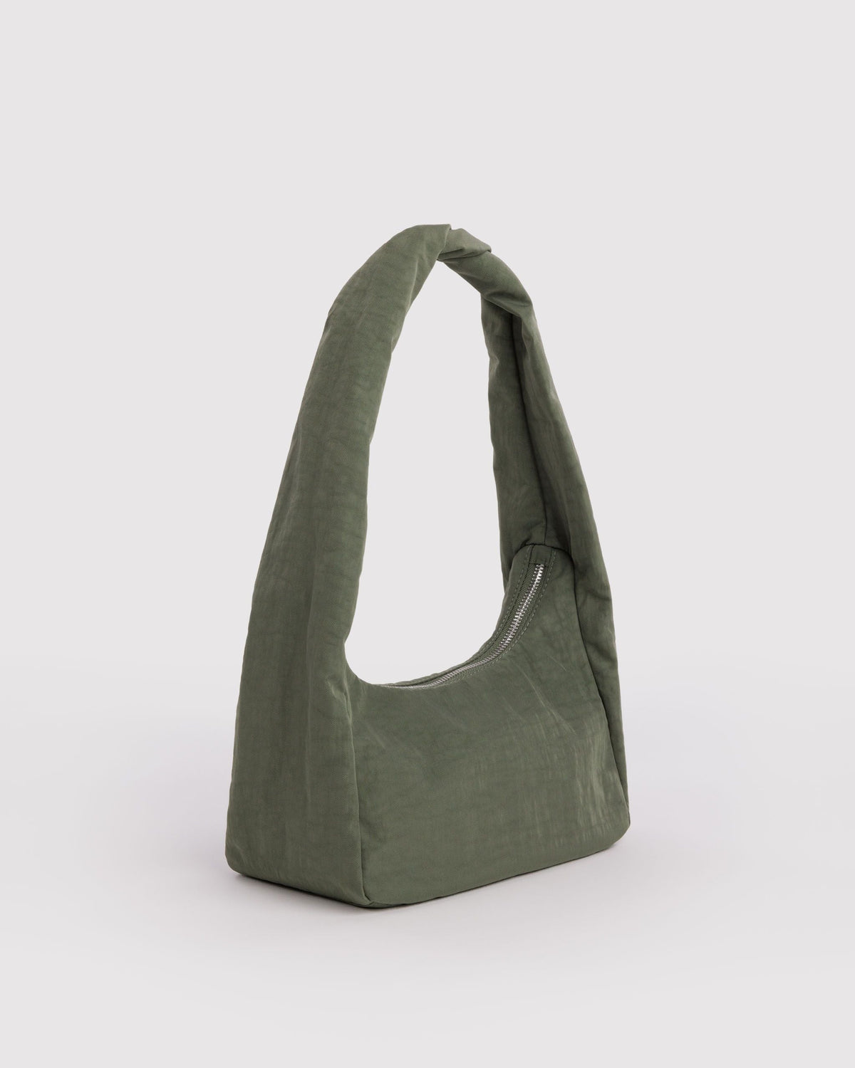 Small Nylon Meringue Bag in Caper for Comfortable Crossbody Style