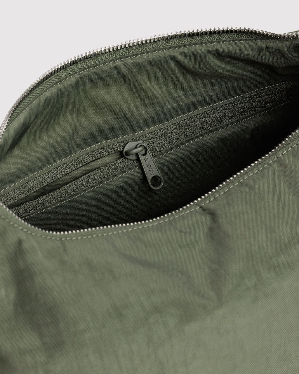 Nylon Meringue Bag in Caper for Comfortable Crossbody Style