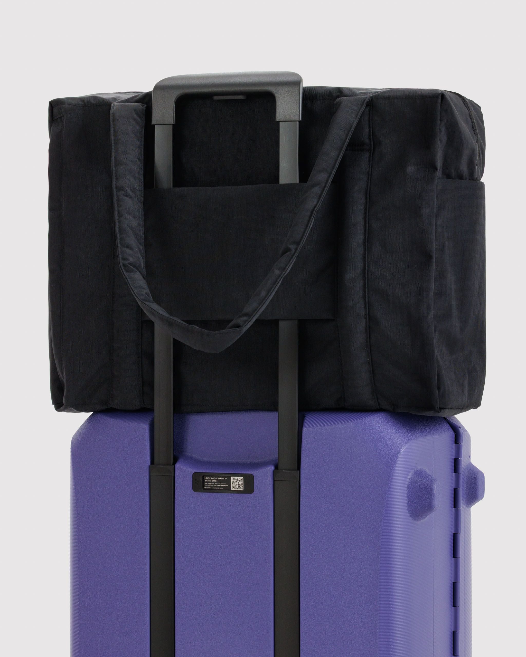 Cloud Carry-On in Black for Flexible Weekend Travel
