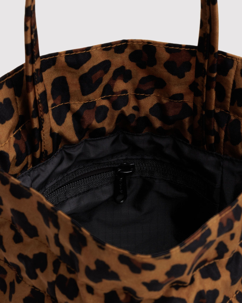 Nylon Drawstring Bag in Leopard for Comfortable Crossbody Style