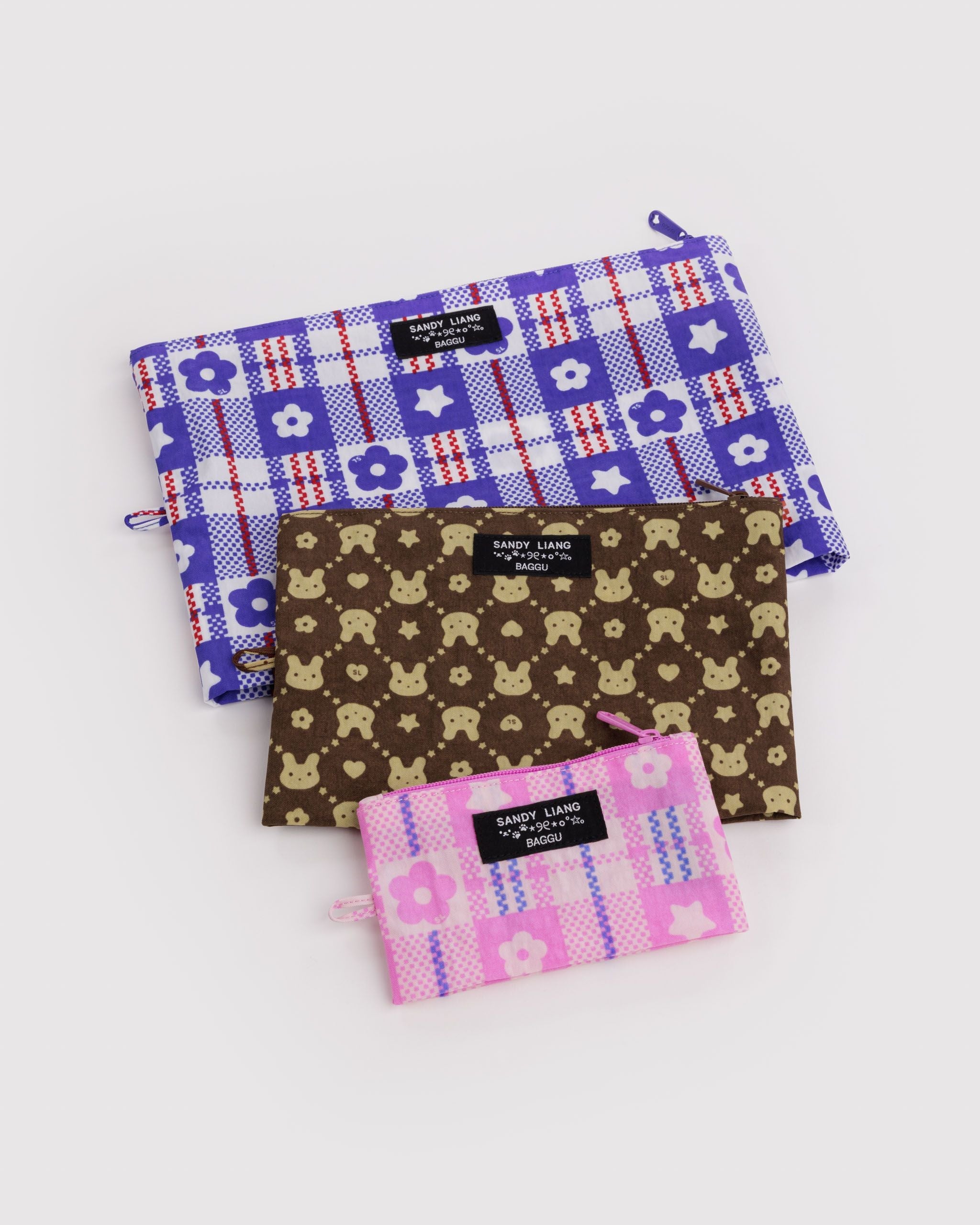 Go Pouch Set in Sandy Liang for Practical Everyday Organizer