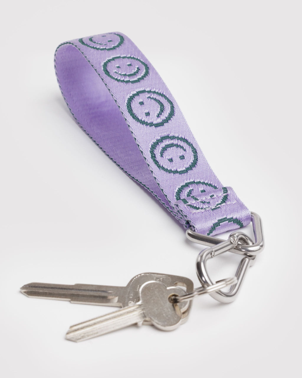 Logo Keychain in Lilac Happy for Fun Personal Accent