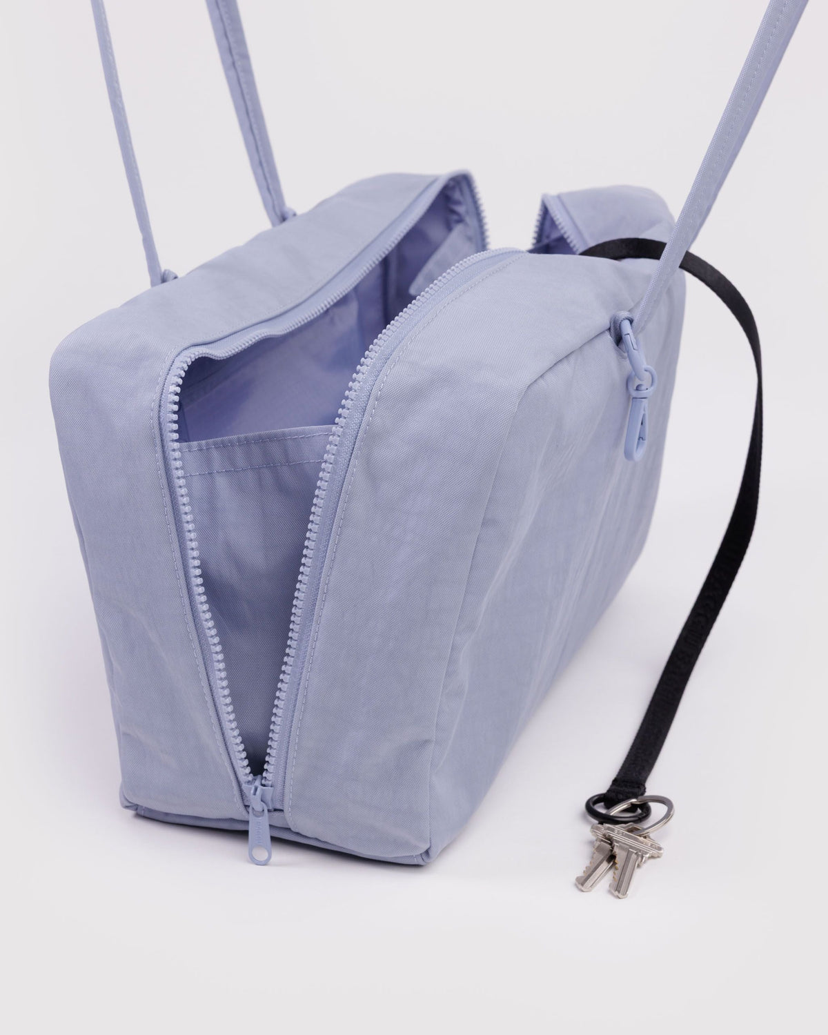 Medium Nylon Bowler Bag - Sale in Mist for Comfortable Crossbody Style