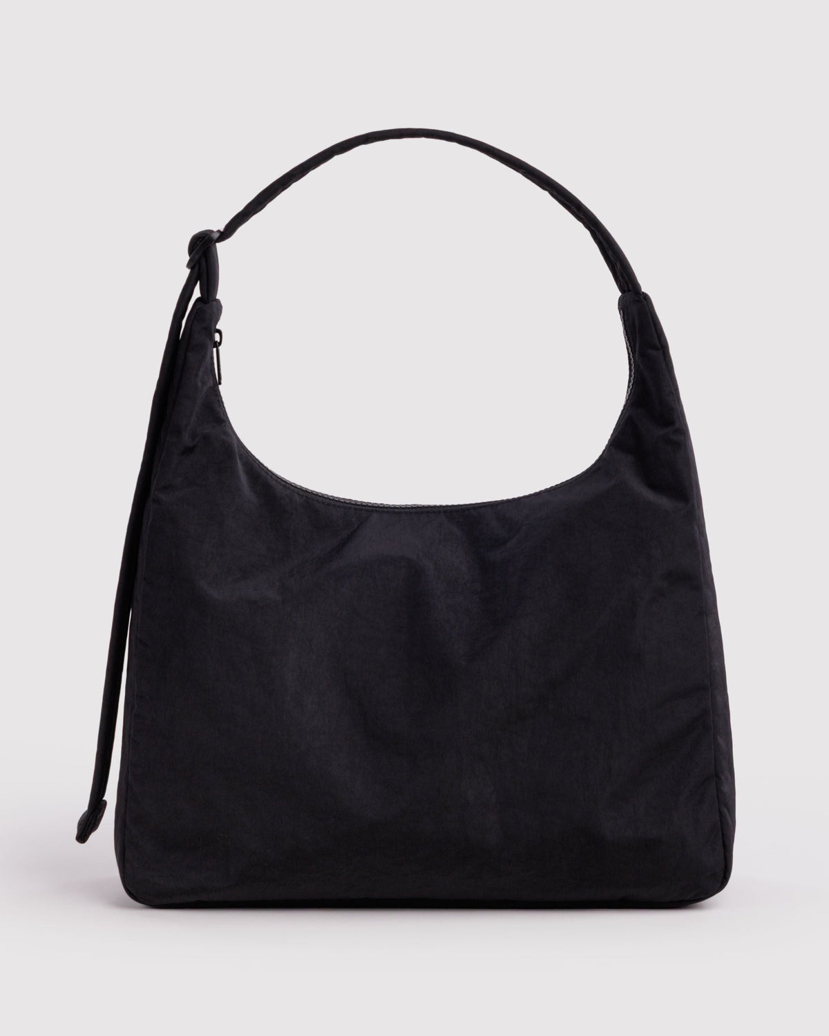 Nylon Shoulder Bag - Black