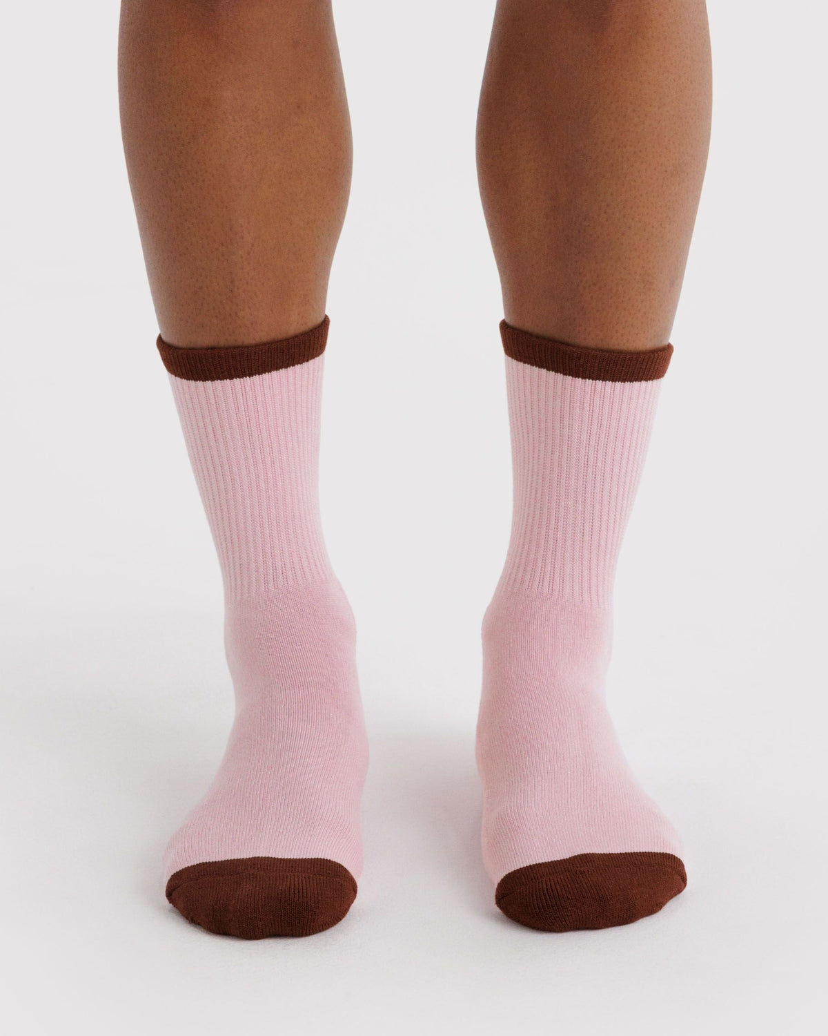 Ribbed Sock in Blush Mix for Colorful Everyday Comfort