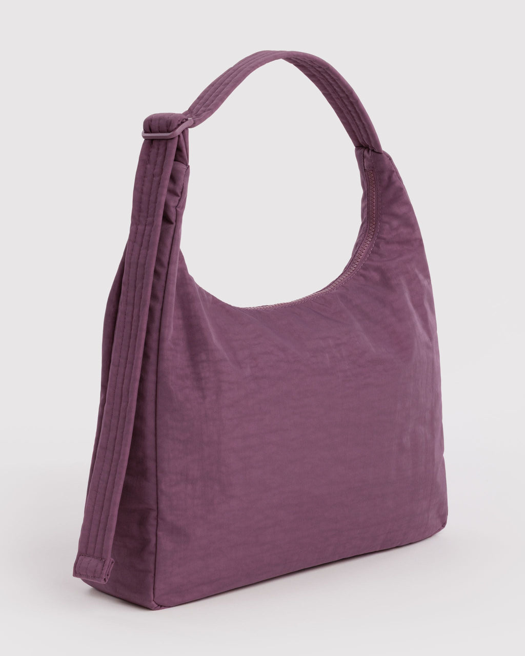 Nylon Shoulder Bag in Wild Plum for Comfortable Crossbody Style