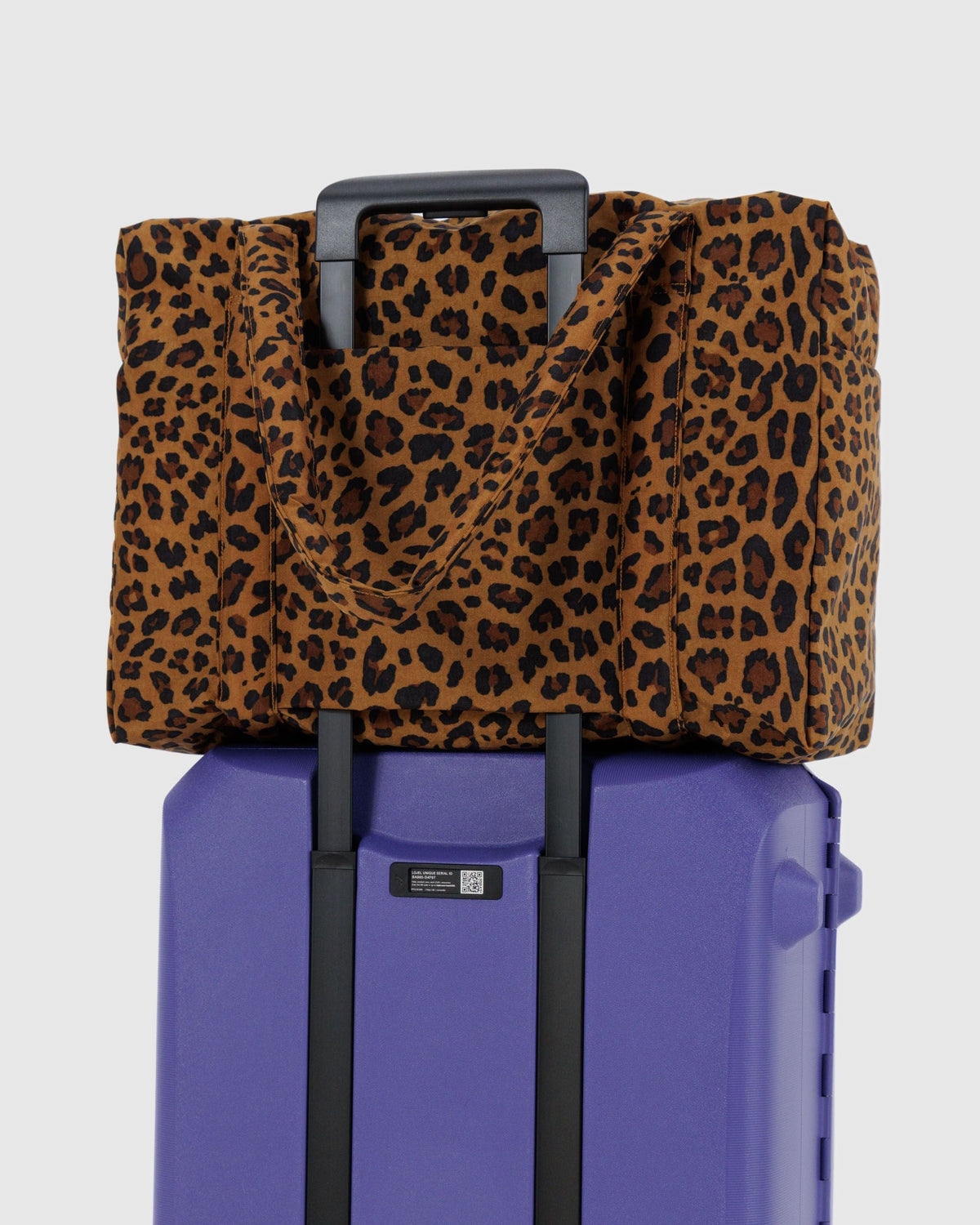 Cloud Carry-On in Leopard for Flexible Weekend Travel