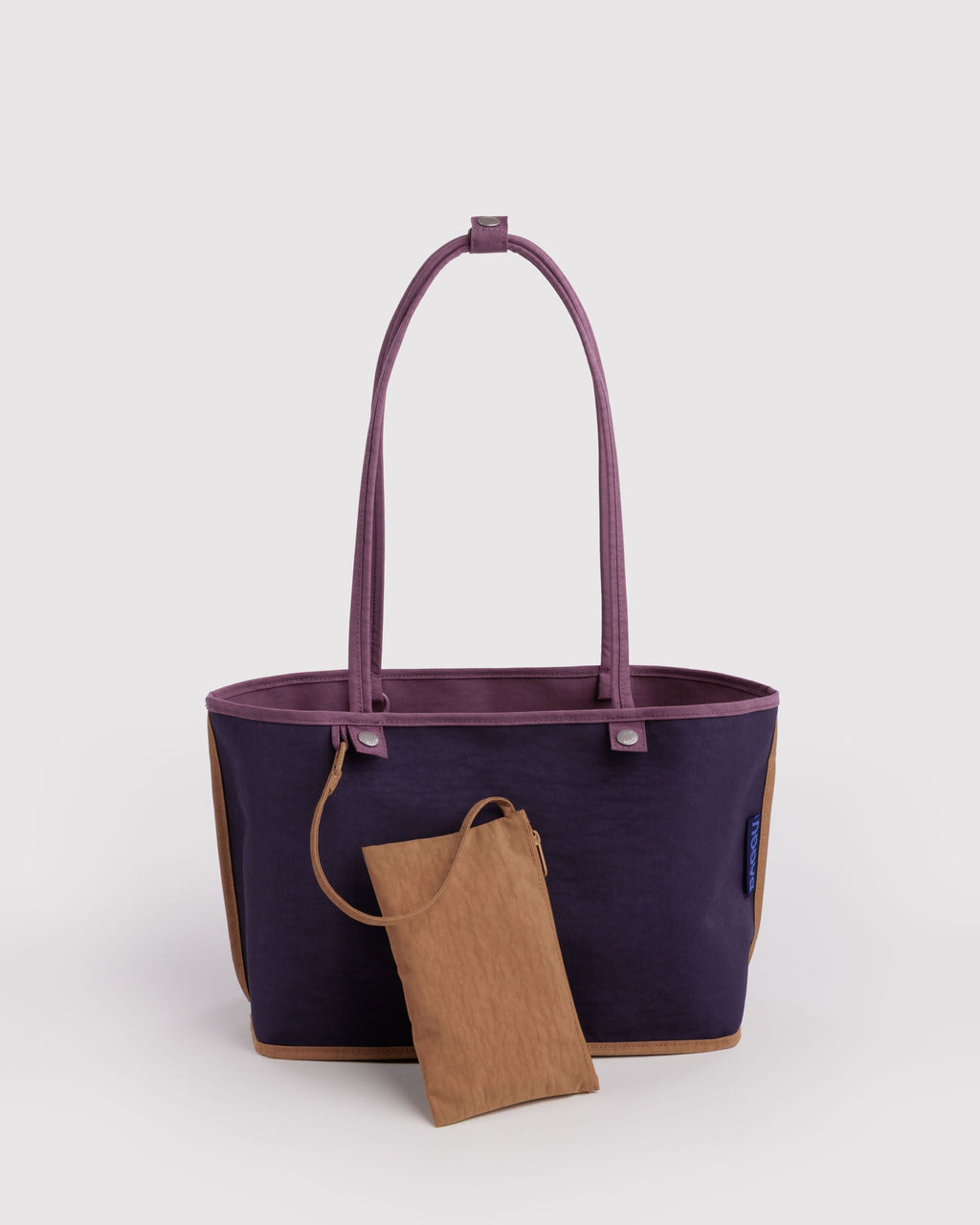 Medium Nylon Reversible Tote in Wild Plum Mix - Practical Use