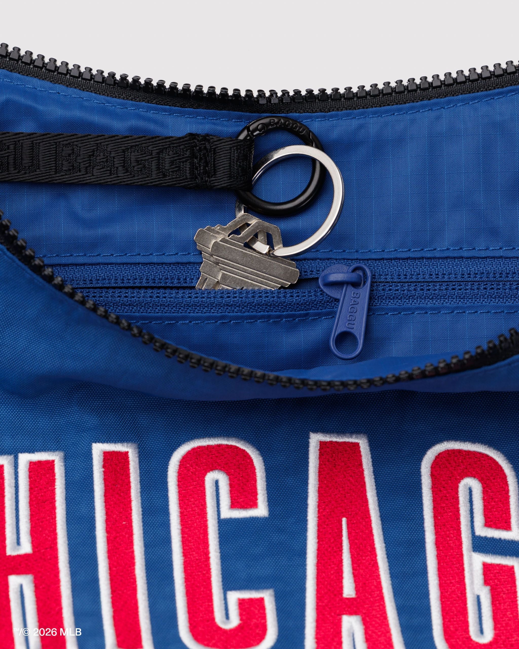Medium Nylon Crescent Bag in Chicago CubsTM - Practical Use