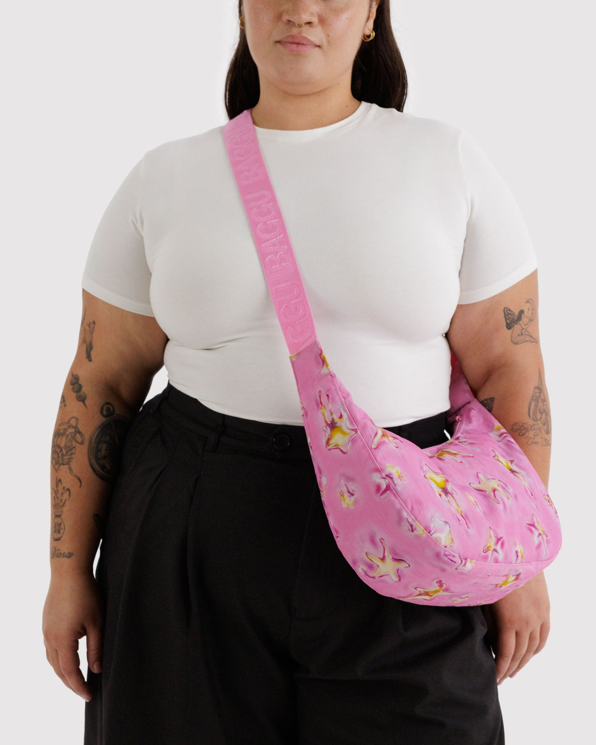 Medium Nylon Crescent Bag in Dancing Star - Practical Use