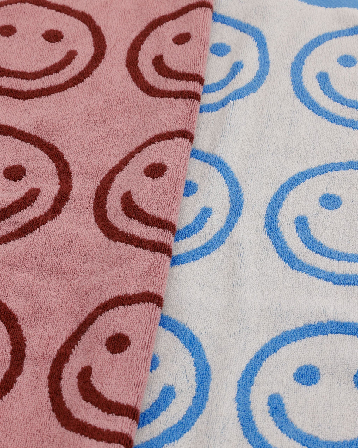 Hand Towel Set of 2 in Sky Blue and Blush Happy - Practical Use