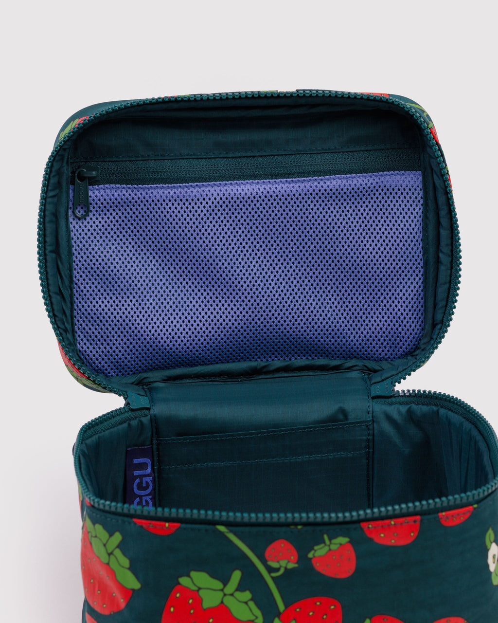 Large Cosmetic Case in Strawberry Blossom - Practical Use