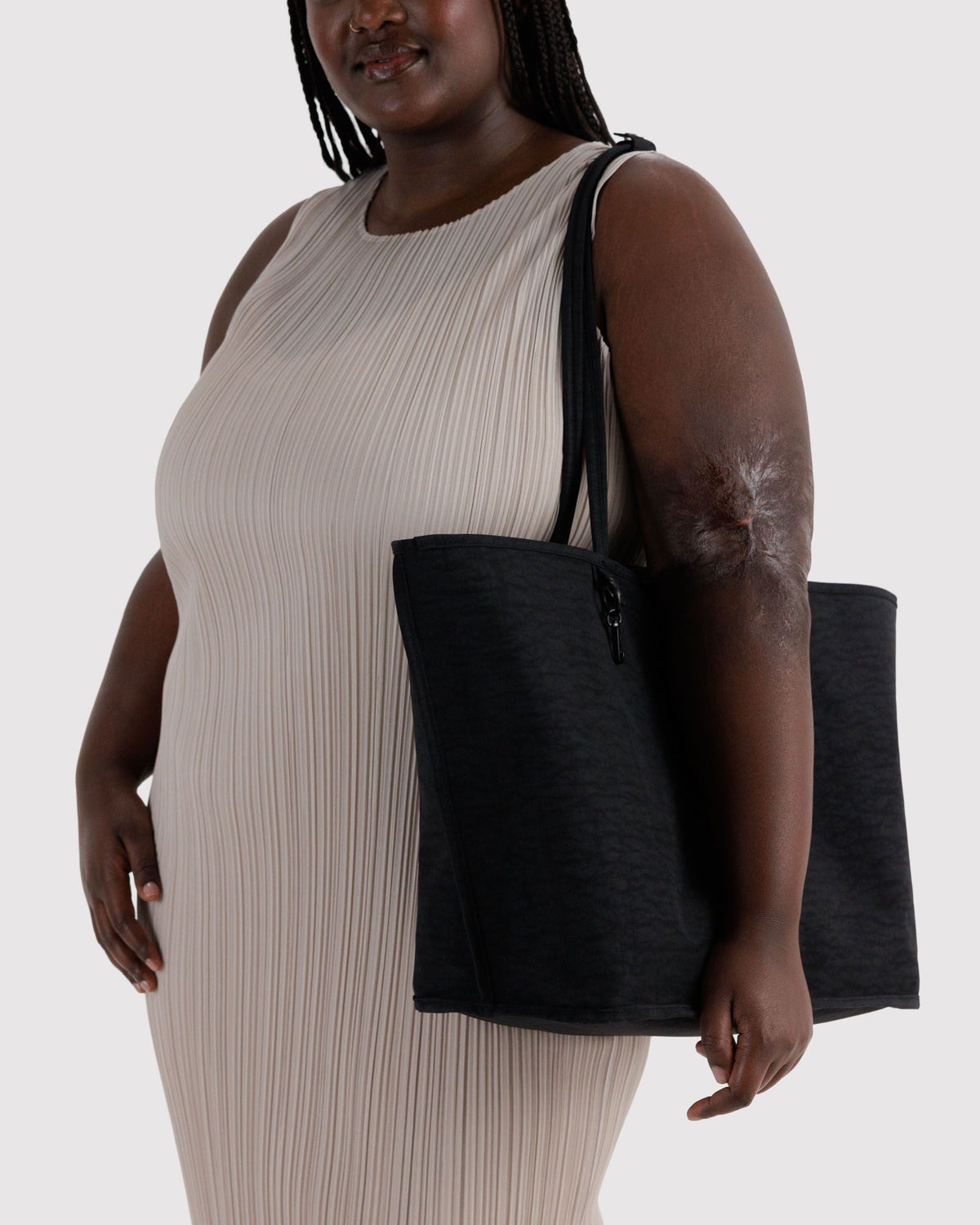 Large Nylon Reversible Tote in Leopard Mix for Spacious Casual Carry
