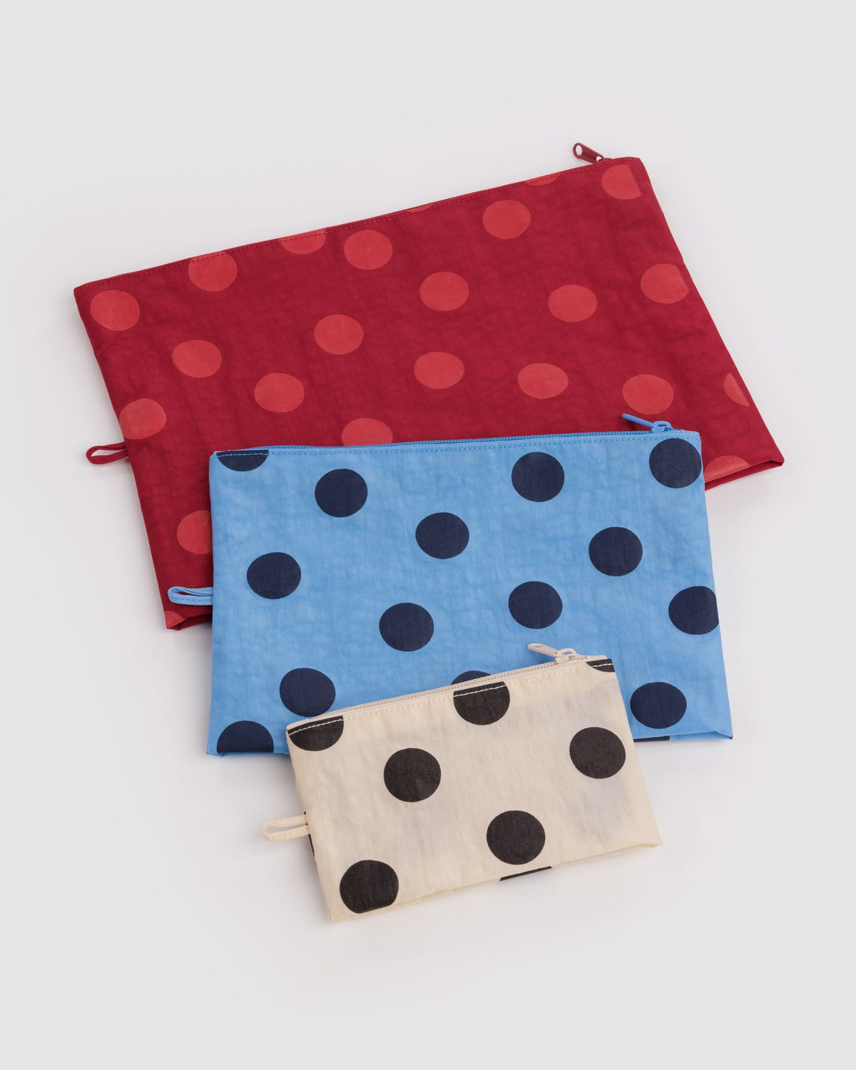 Go Pouch Set in Polka Dot Mix for Practical Everyday Organizer