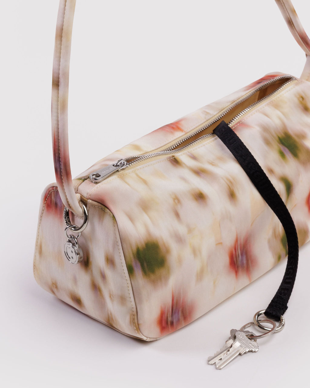Nylon Loaf Bag in Abstract Floral for Comfortable Crossbody Style