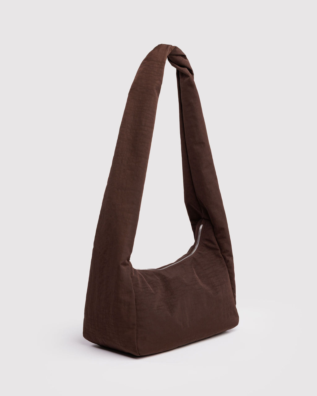 Nylon Meringue Bag in Coffee for Comfortable Crossbody Style