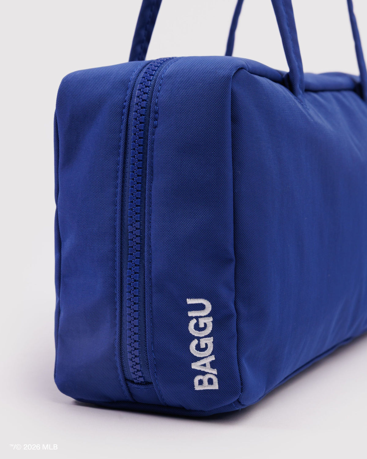 Nylon Bowler Bag in New York MetsTM for Comfortable Crossbody Style