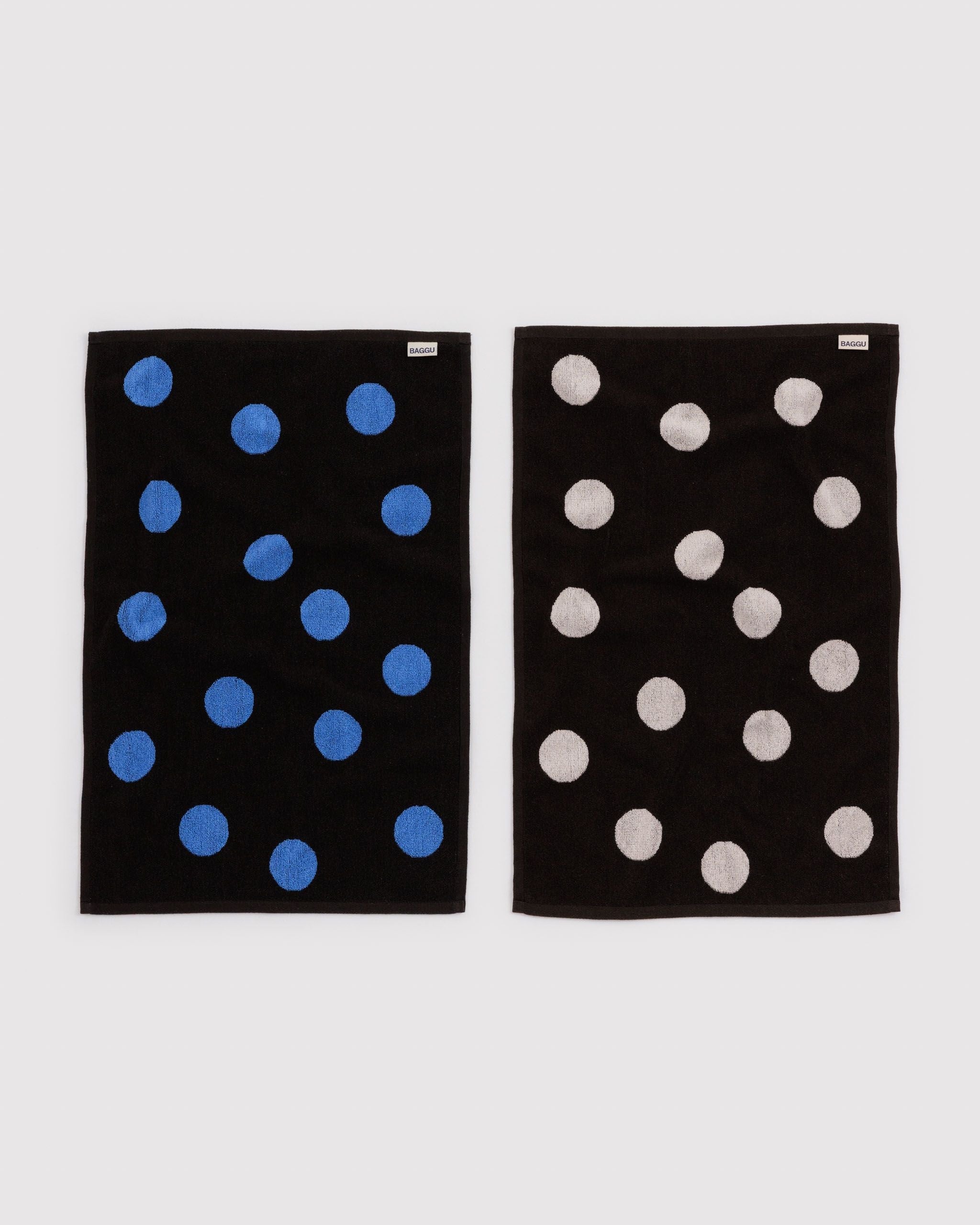 Hand Towel Set of 2 in Polka Dot Mix for Colorful Home Essential