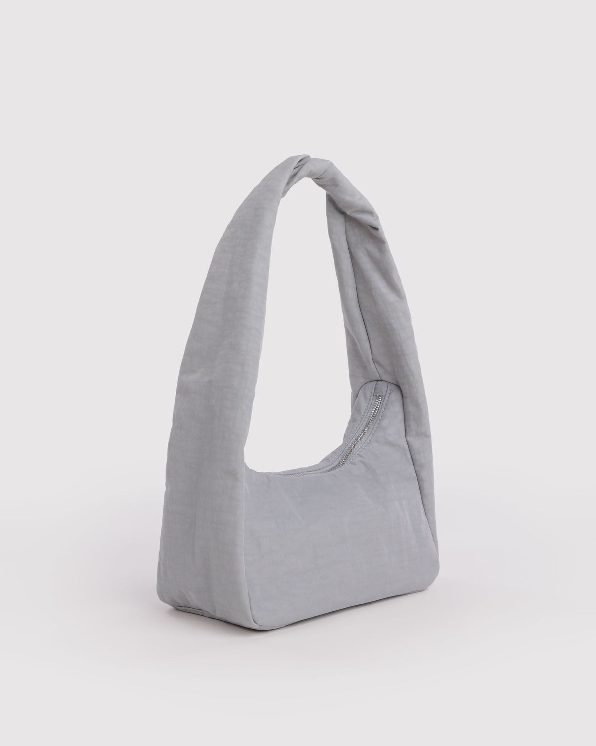 Small Nylon Meringue Bag in Fog for Comfortable Crossbody Style