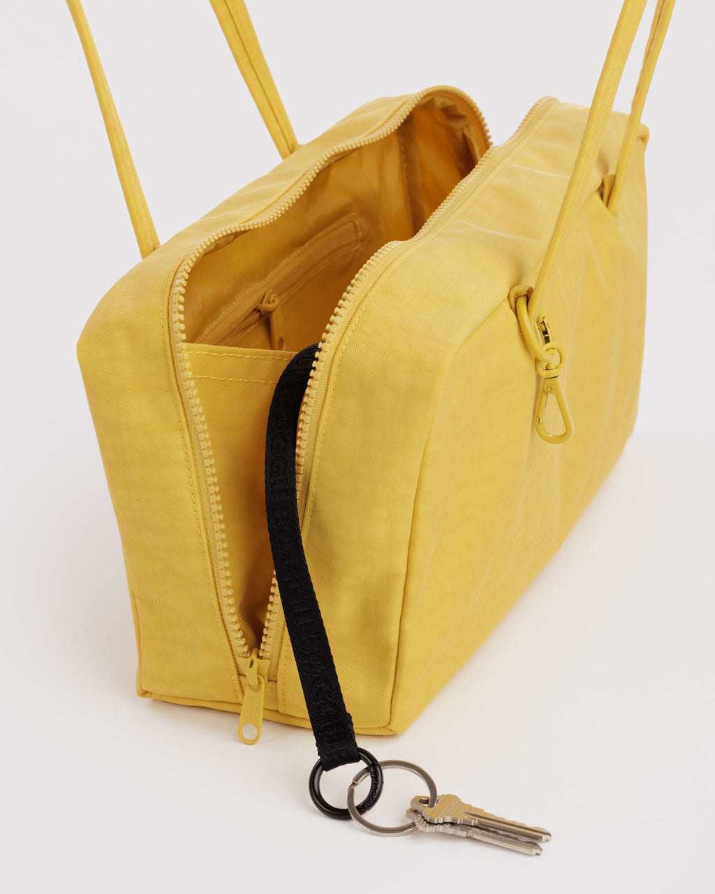 Nylon Bowler Bag in Sunflower for Comfortable Crossbody Style