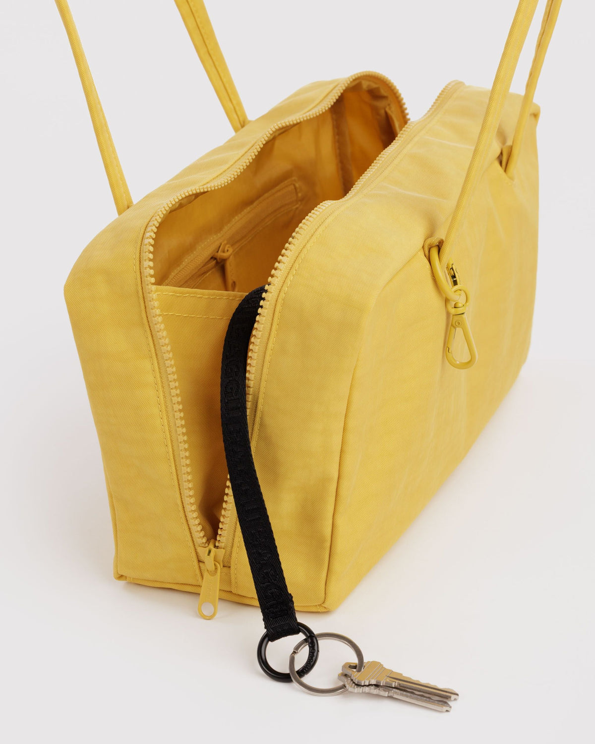 Nylon Bowler Bag in Sunflower for Comfortable Crossbody Style