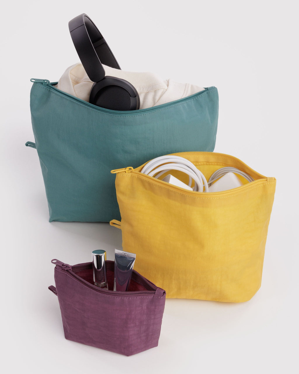 Go Pouch Set in Jewel Mix for Practical Everyday Organizer