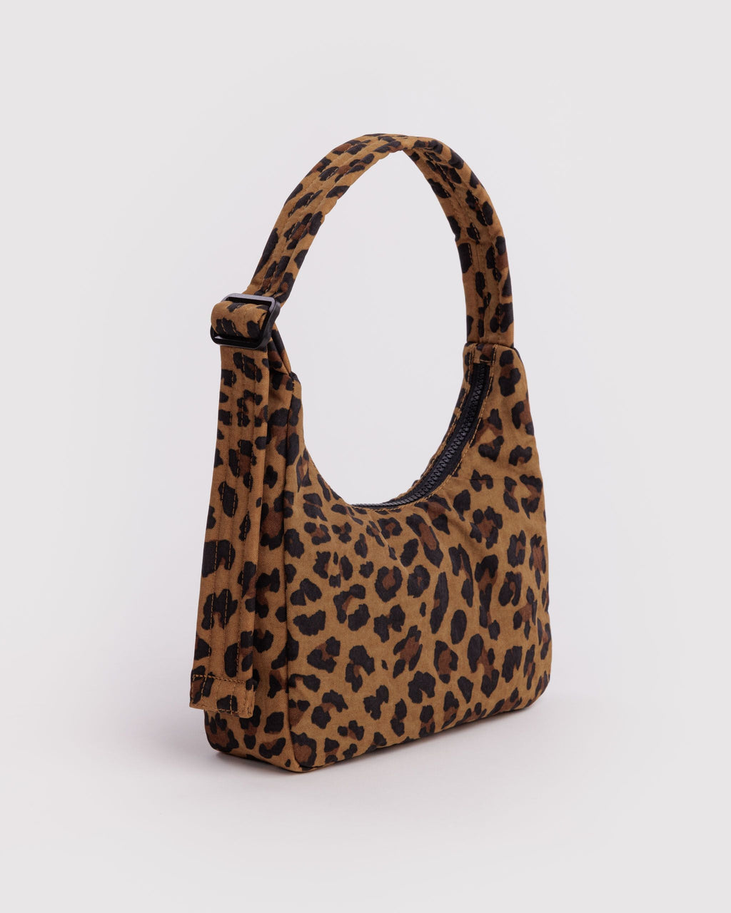 Mini Nylon Shoulder Bag in Leopard for Comfortable Crossbody Style
