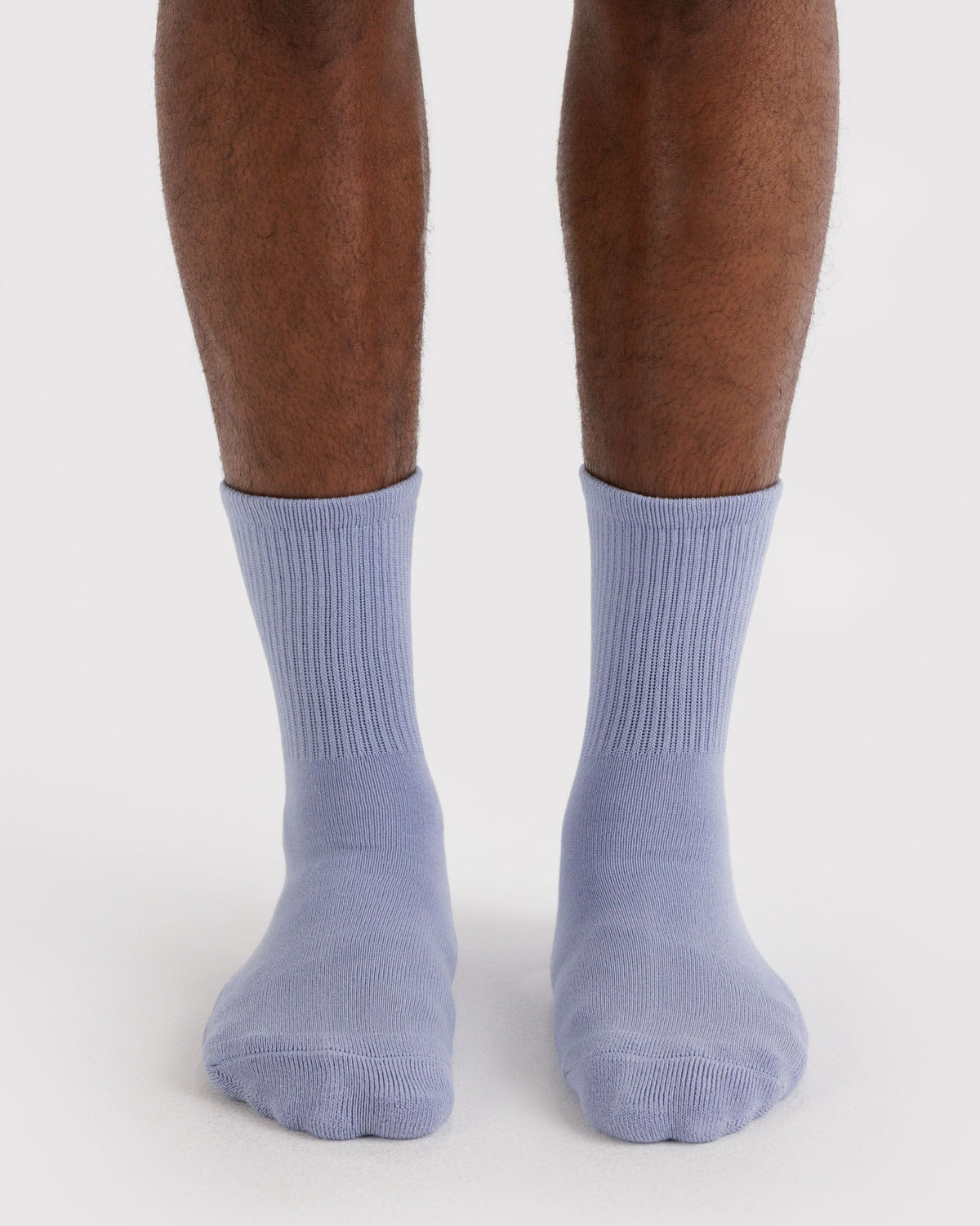 Ribbed Sock in Mist for Colorful Everyday Comfort