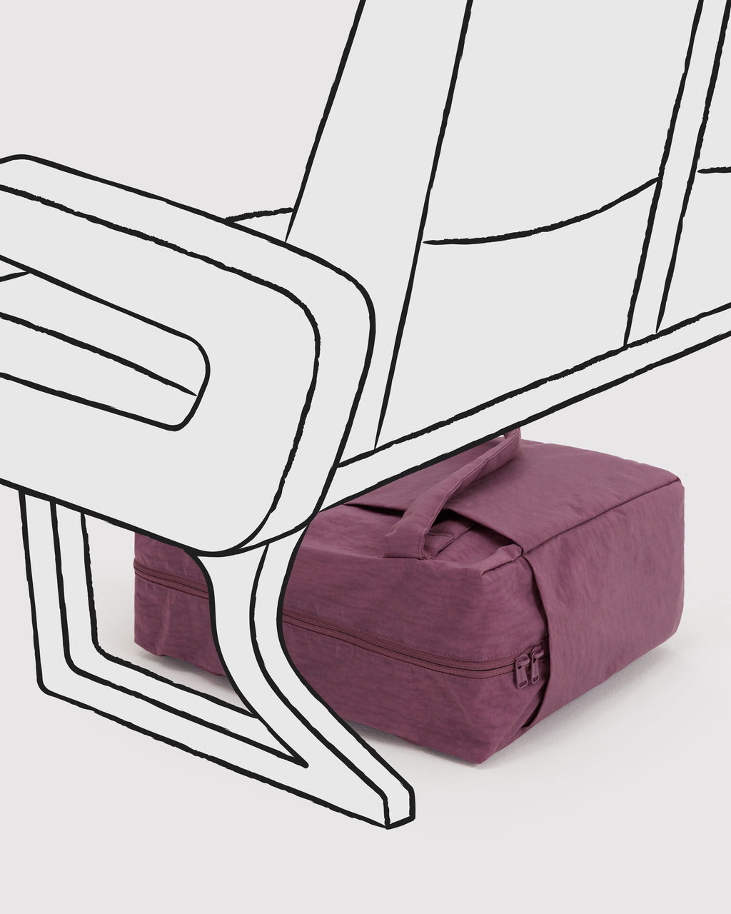 Small Cloud Carry-On in Wild Plum for Flexible Weekend Travel