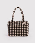 Small Cloud Carry-On - Blurred Gingham Brown