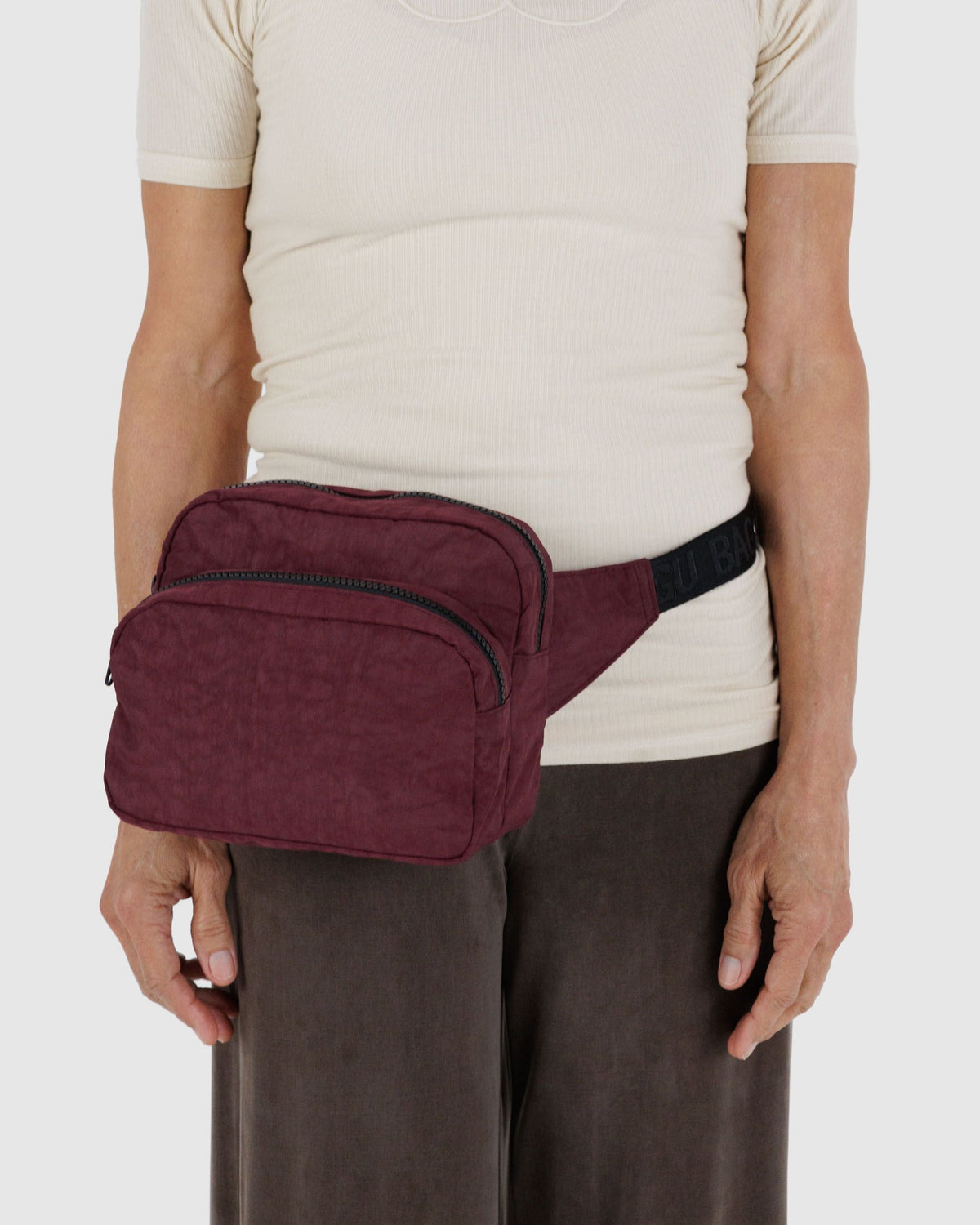 Fanny Pack in Mahogany for Lightweight Everyday Access