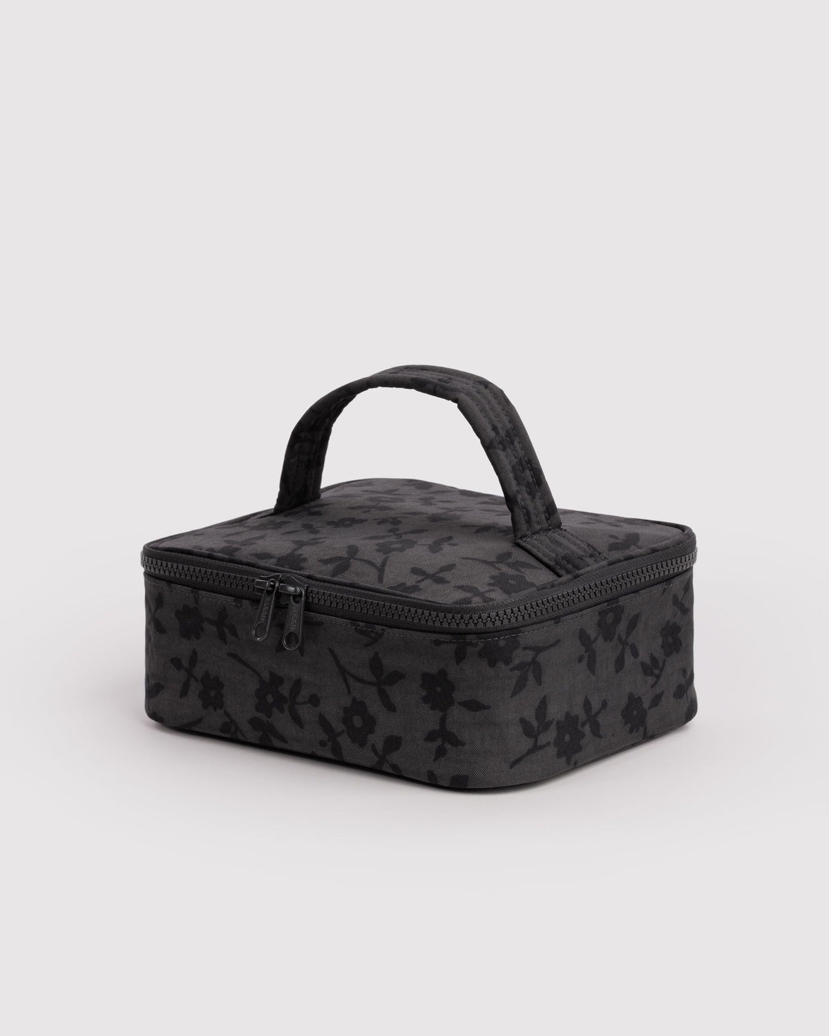Small Cosmetic Case - Charcoal Ditsy Floral