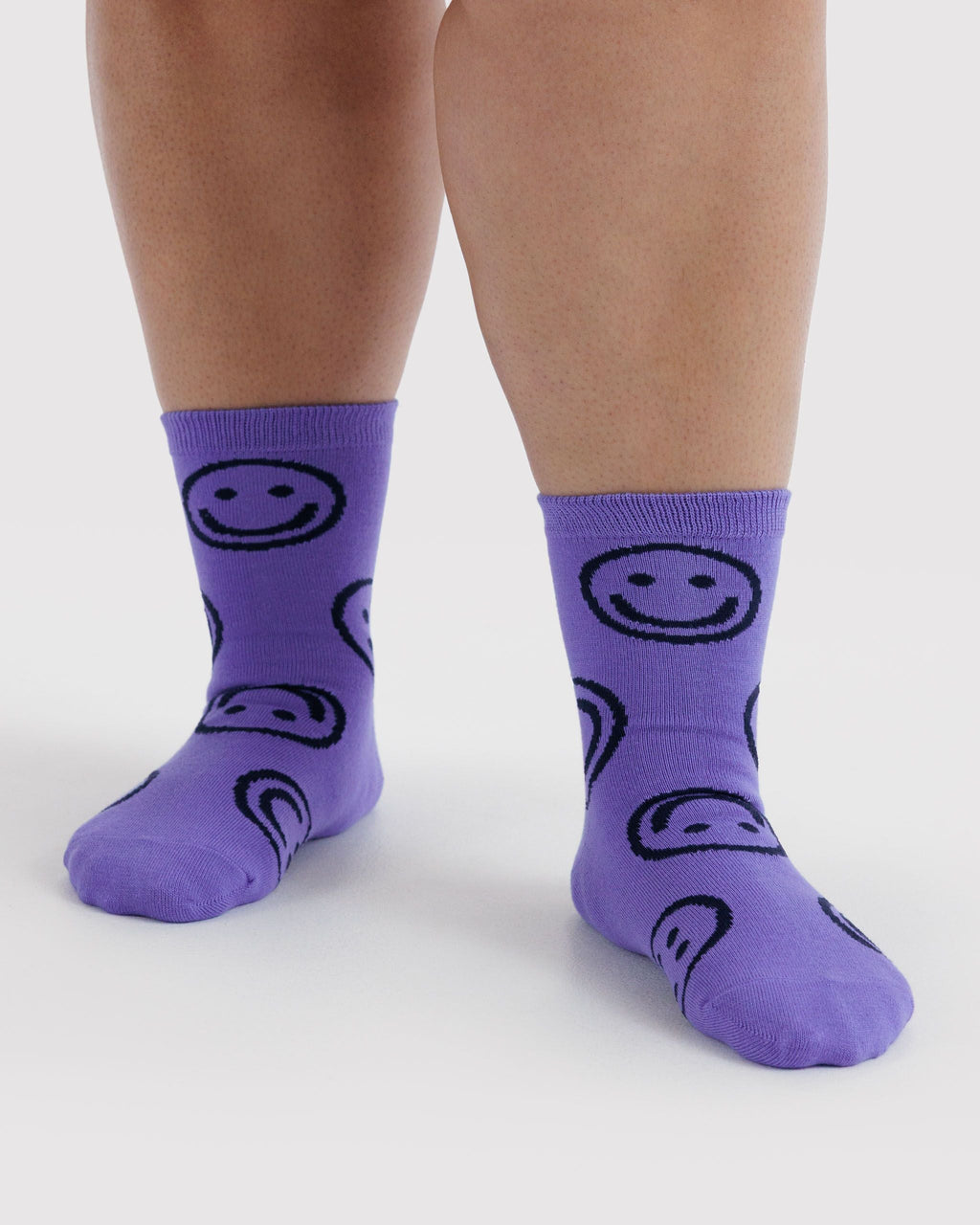 Crew Sock in Lavender Happy for Colorful Everyday Comfort