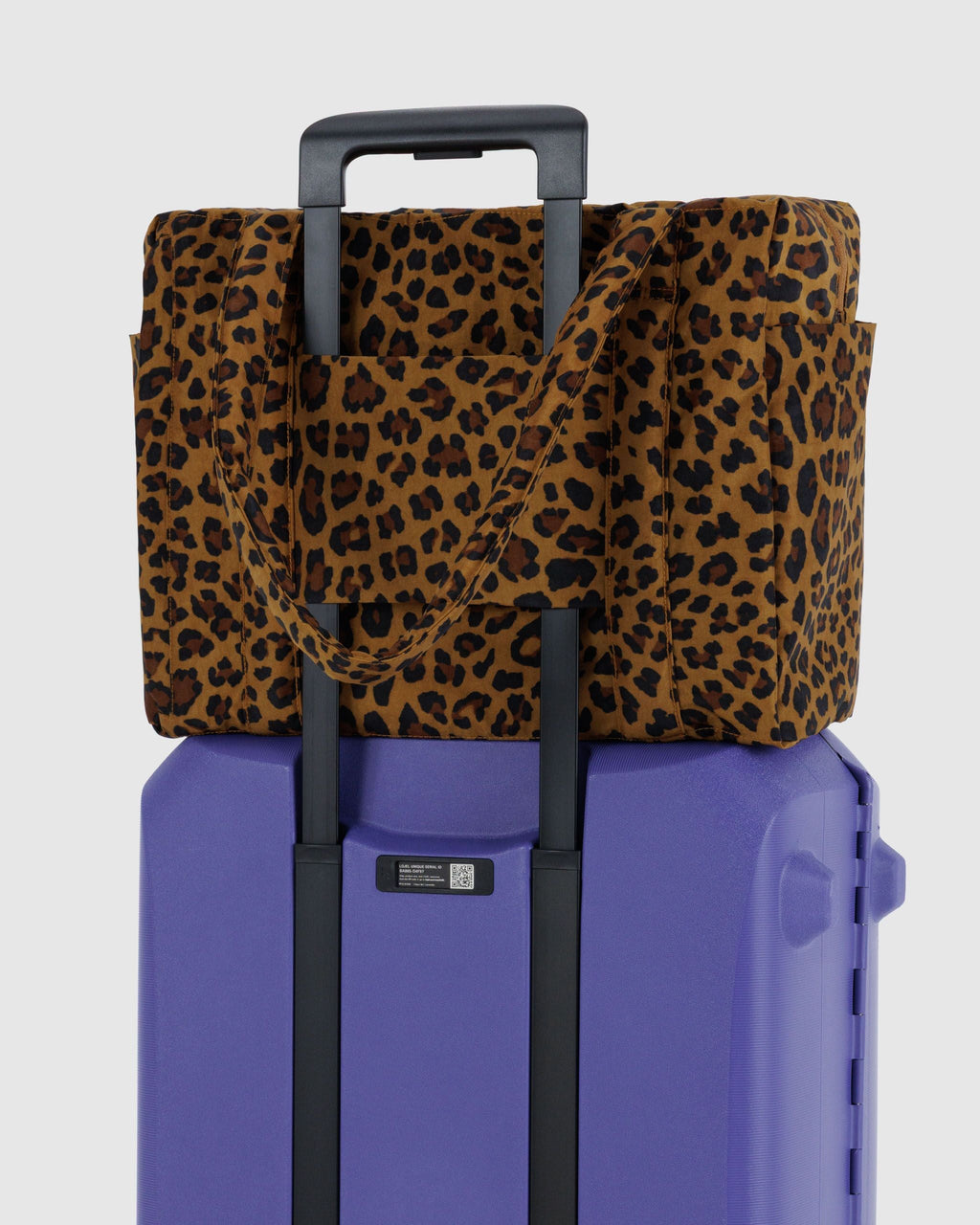 Small Cloud Carry-On in Leopard for Flexible Weekend Travel