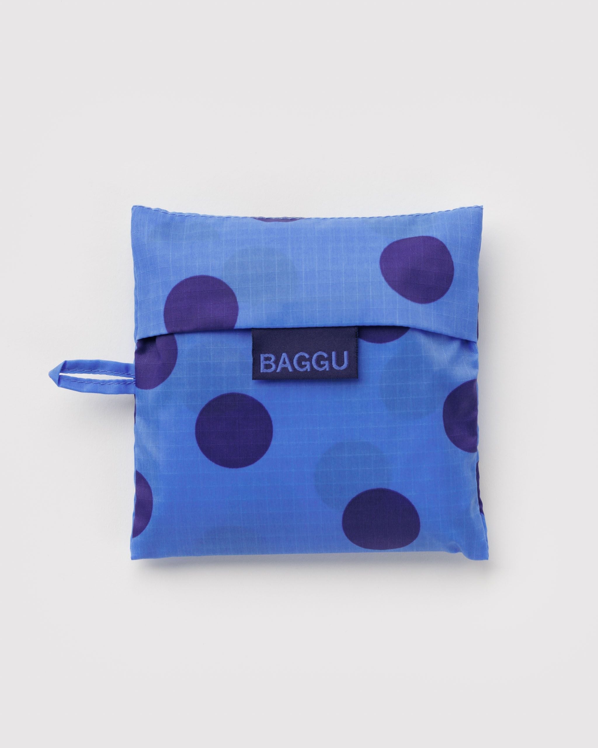 Standard Baggu in Blue Polka Dot for Colorful Daily Shopping