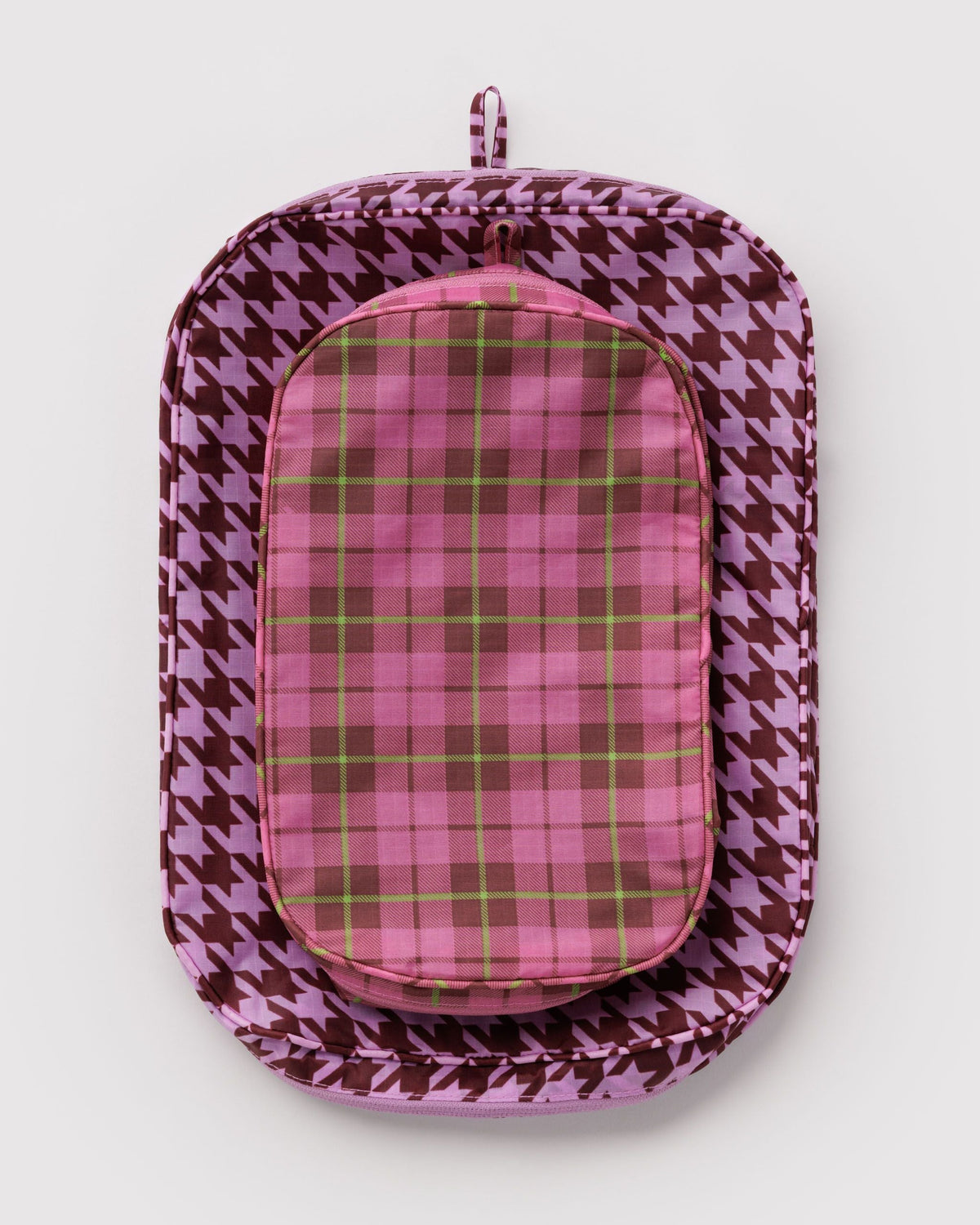 Packing Cube Set in Check Mix for Practical Everyday Organizer