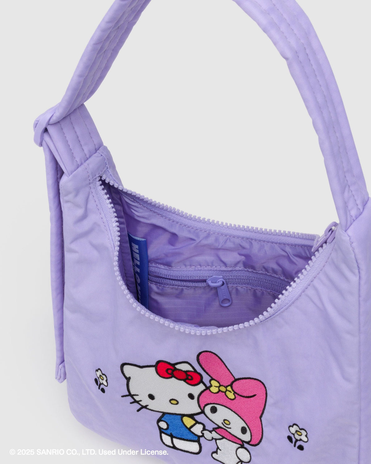 Mini Nylon Shoulder Bag - Sale in Embroidered Hello Ki - Practical Use