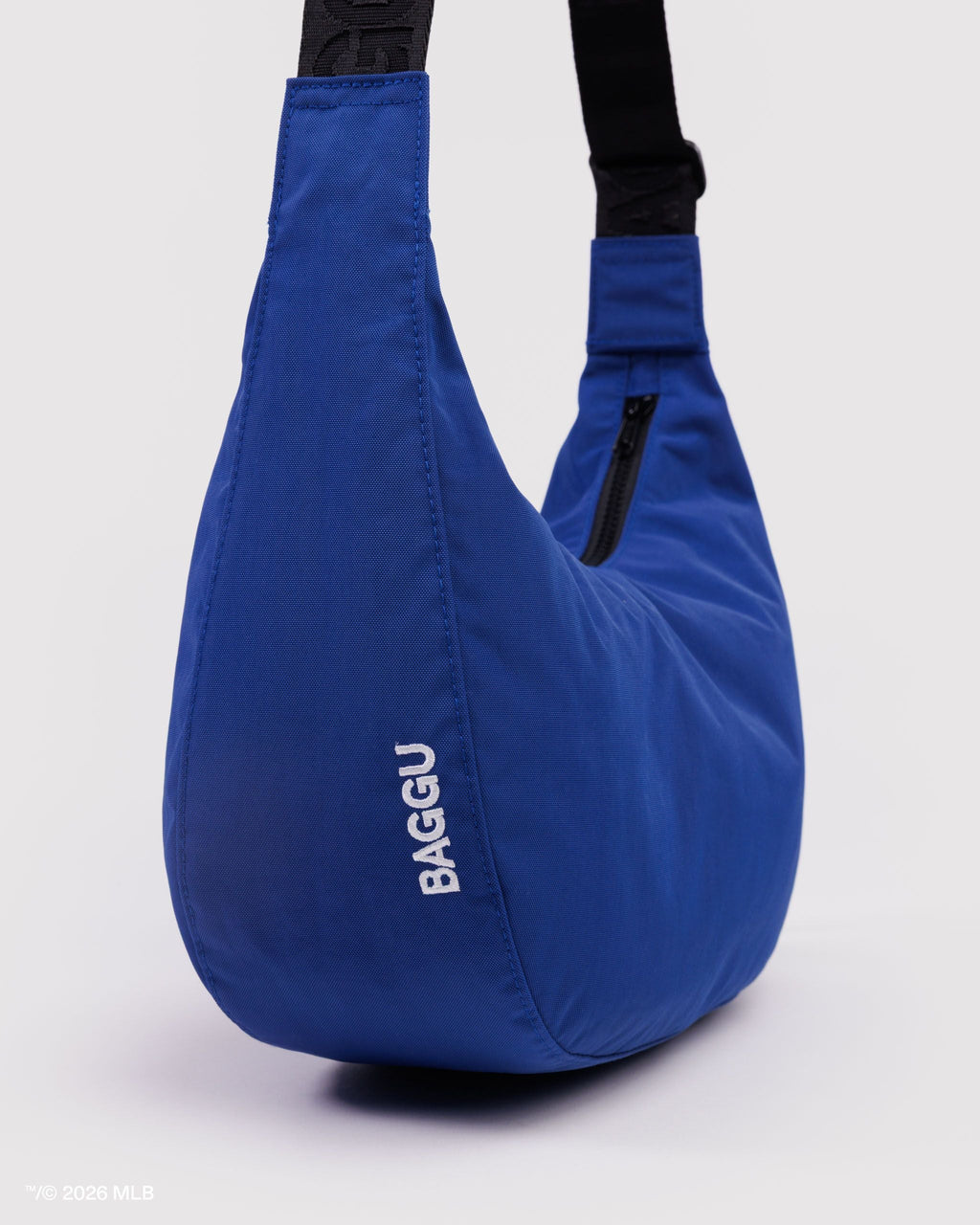 Medium Nylon Crescent Bag in New York MetsTM - Practical Use