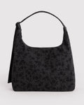 Nylon Shoulder Bag - Charcoal Ditsy Floral