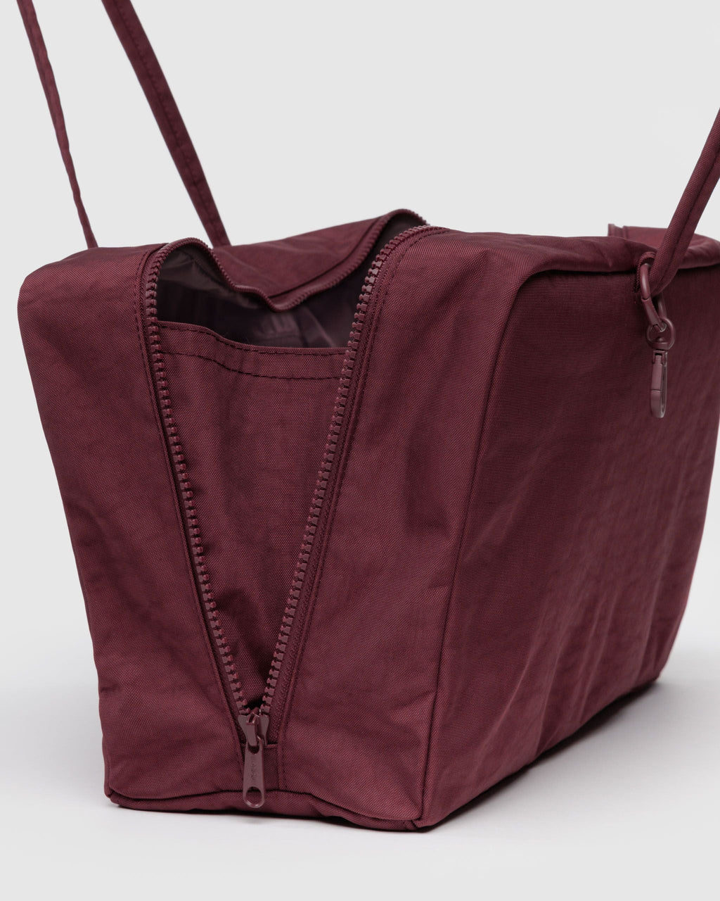 Medium Nylon Bowler Bag - Sale in Mahogany - Practical Use