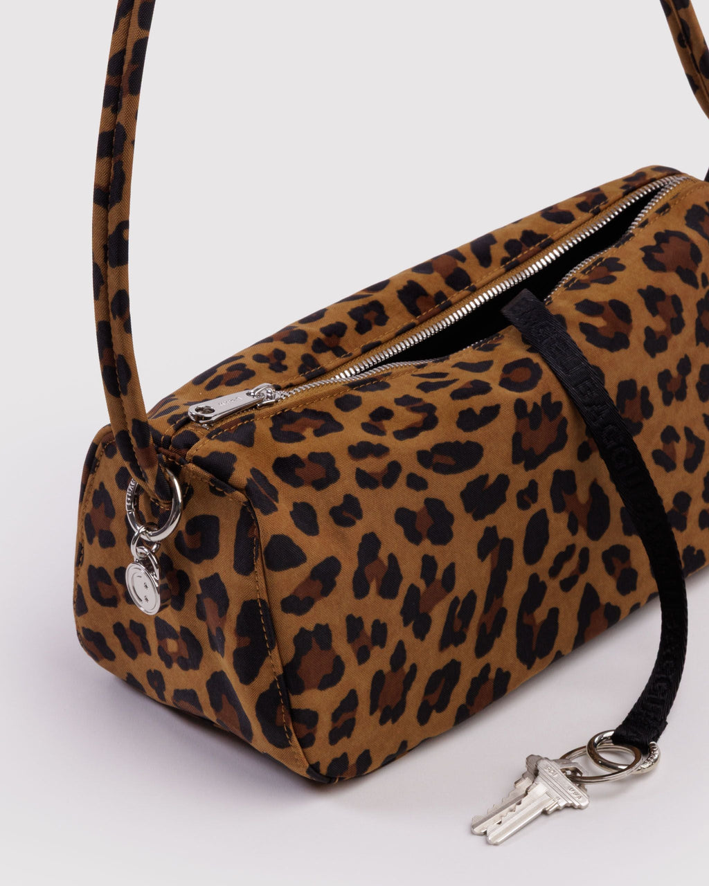Nylon Loaf Bag in Leopard for Comfortable Crossbody Style